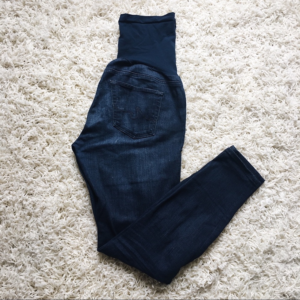 AG Jeans Deep Wash Maternity Jeans 💙